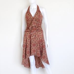 WOMEN'S HI-LO HALTER DRESS | MEDIUM